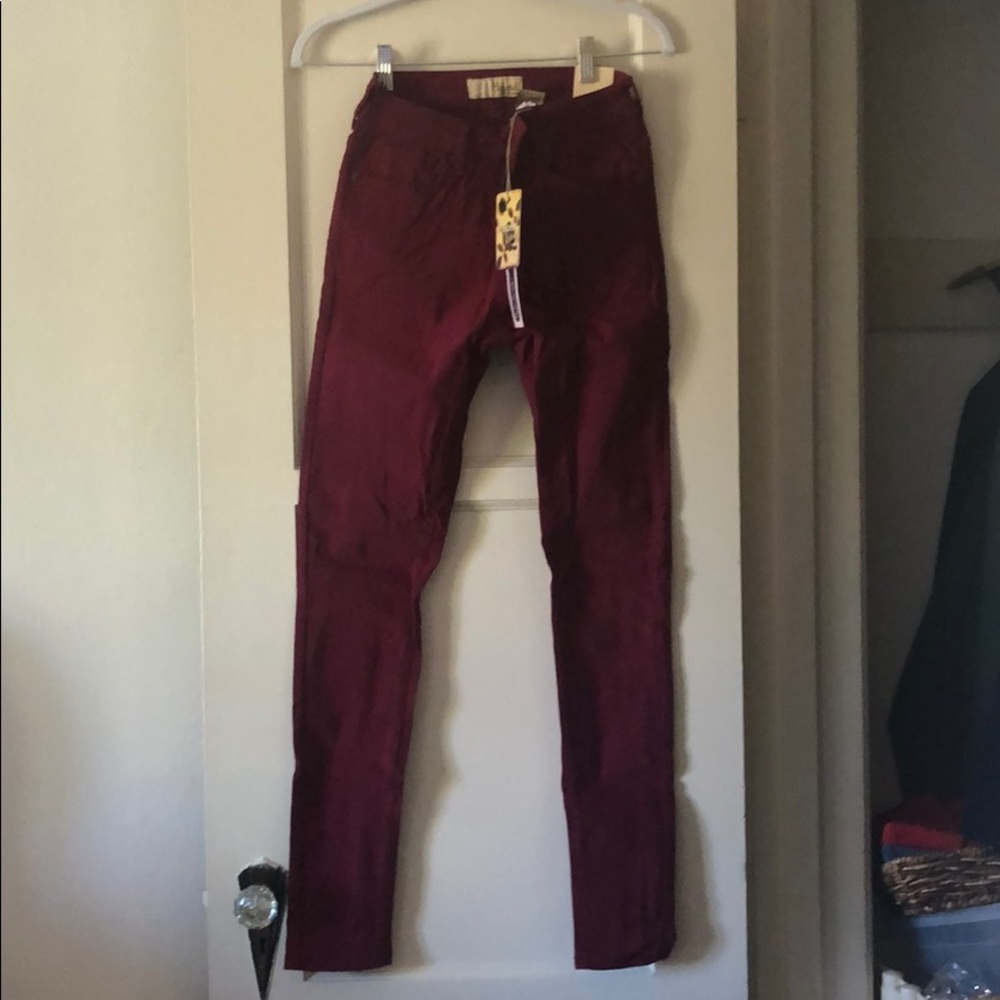 Red Denim Jeans